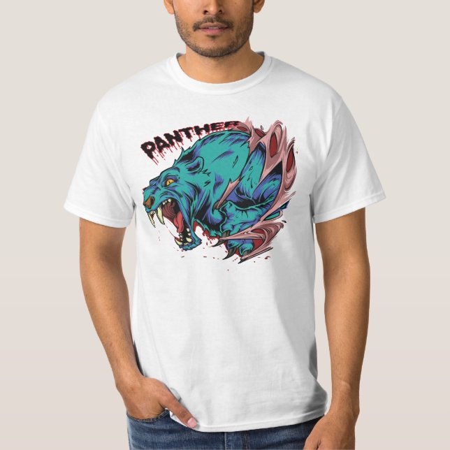 Camiseta Rasgo da pantera (Frente)