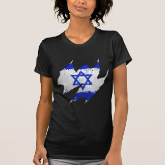 Camiseta Rasgo dos grafites da bandeira de Israel
