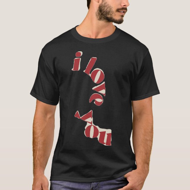 Camiseta Rasgo Vintage Eu Te Amo (Frente)