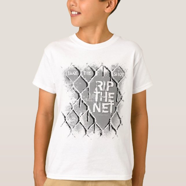 Camiseta Rasgue o líquido (o hóquei) (Frente)