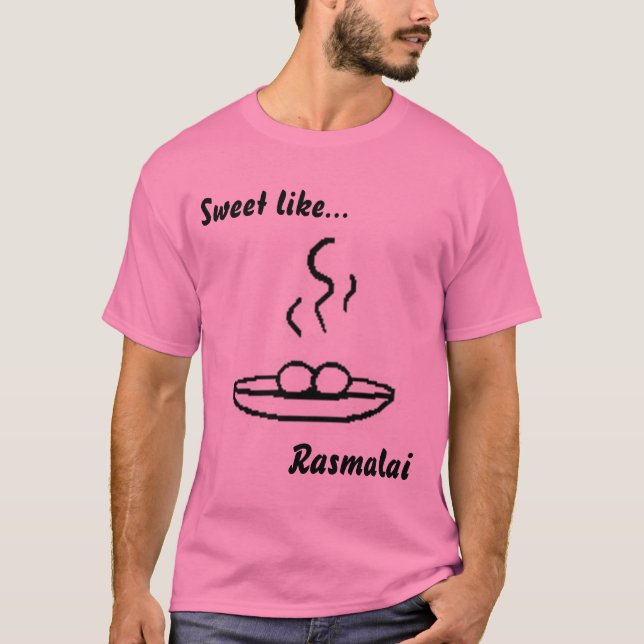 Camiseta rasmalai (4), doce como…, Rasmalai (Frente)