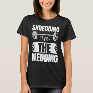 Camiseta Raspando Para A Noiva Do Casamento E Fitness Do No