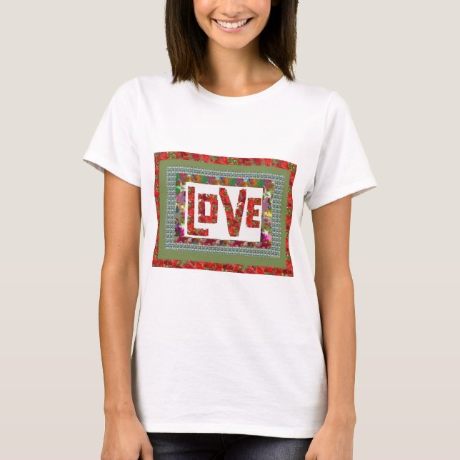 Camiseta RASPBERRY Love : Presente Romântico Ideal (Frente)