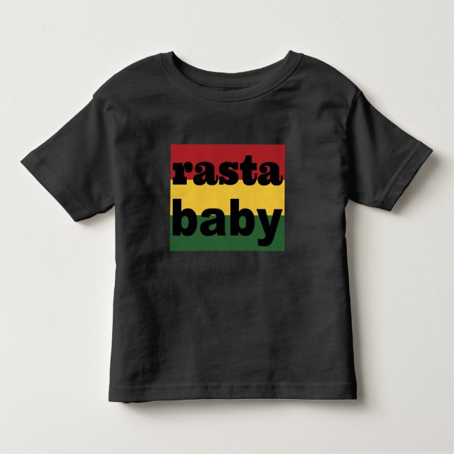 Camiseta 'Rasta Baby' para bebês (Frente)