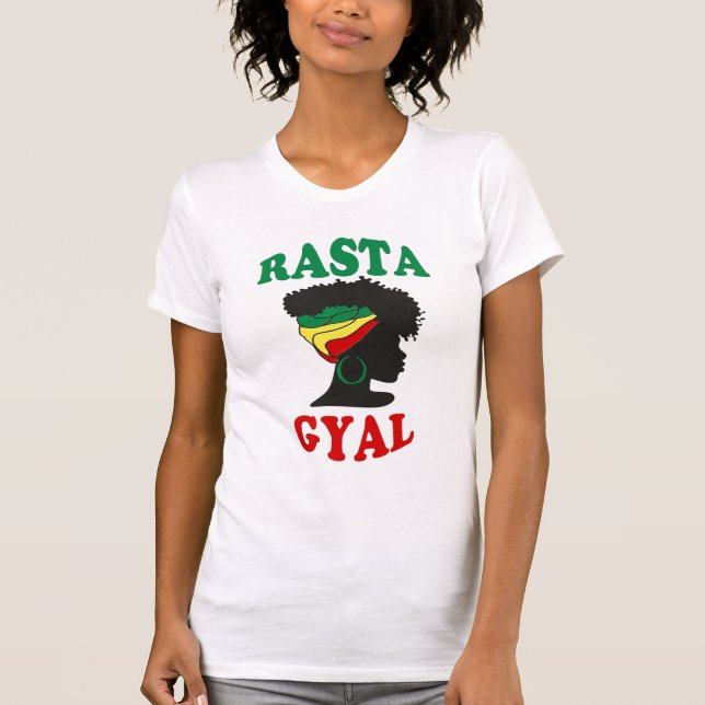 Camiseta Rasta Gyal T-Shirt (Frente)