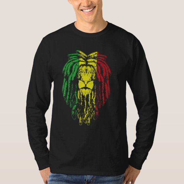 Camiseta Rasta Jamaica Lion (Frente)