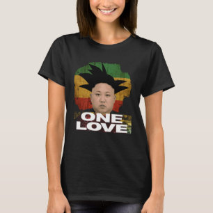 Camiseta Rasta Kim Jong Un Jamaica Jah One Love Style