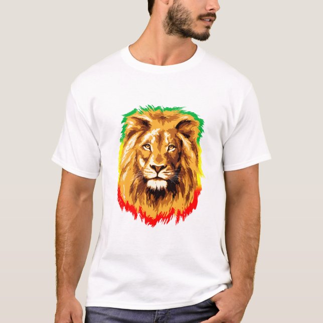 Camiseta Rasta Leão de Judah (Frente)