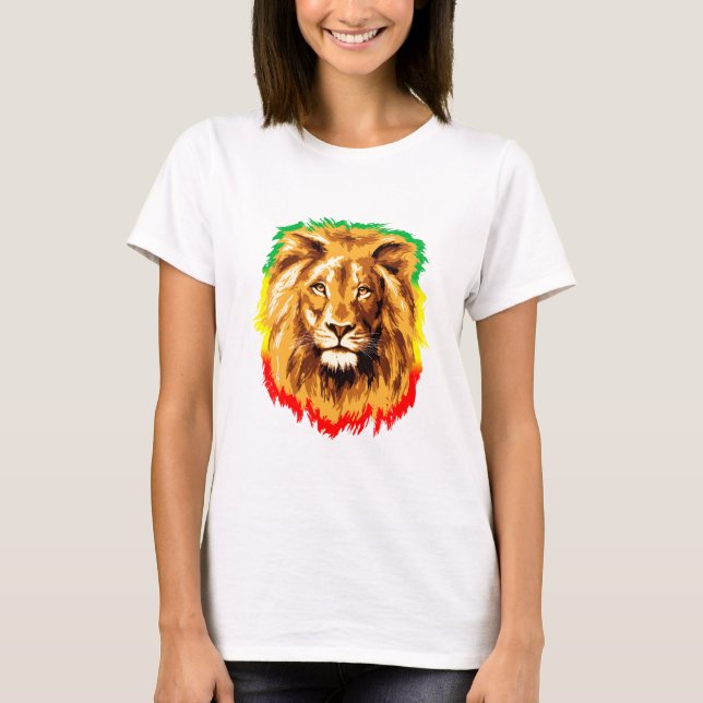 Camiseta Rasta Leão de Judah (Frente)