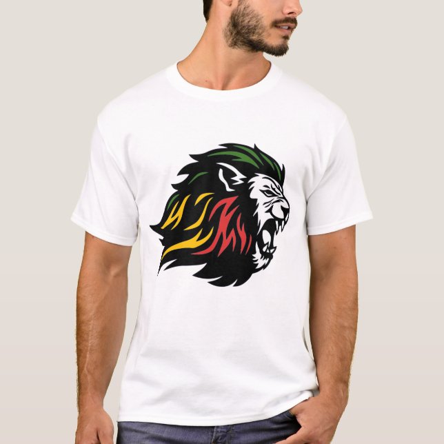 Camiseta Rasta Leão de Judah (Frente)