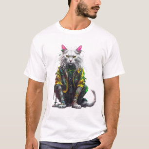 Camiseta Rasta Neon Cat