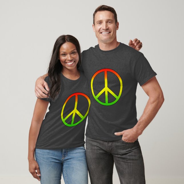 Camiseta Rasta Peace Symbol T-Shirt (Unissex)