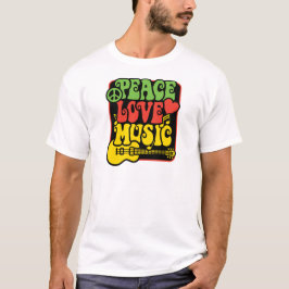 Camiseta Rasta PEAVE-LOVE-MÚSICA
