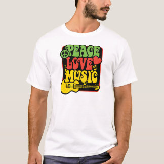 Camiseta Rasta PEAVE-LOVE-MÚSICA