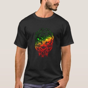 Camiseta Rasta Reggae Leão De Judah Jamaica Lion Etíope