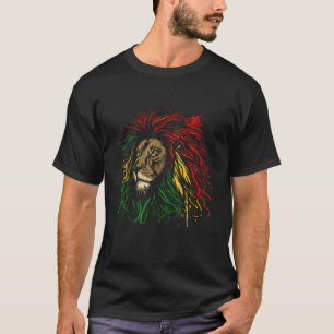 Camiseta Rasta Reggae Leão De Judah Jamaican Roots Rastafar