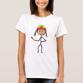 Camiseta Rasta Stickwoman
