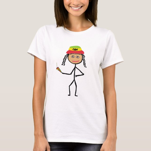 Camiseta Rasta Stickwoman (Frente)