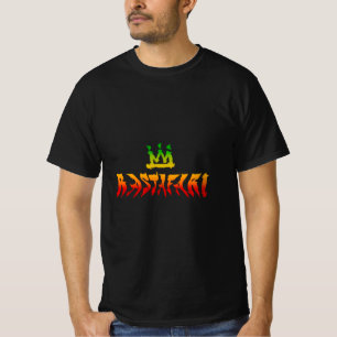 Camiseta Rastafari Distorção de Cores Rasta Reggae