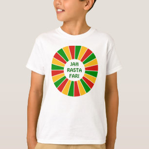 Camiseta RASTAFARI FLAG BOTON RAYS + seu sinal ou texto
