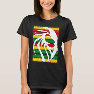 Camiseta Rastafari Lion Head Jamaica Souvenir Rasta Roots R