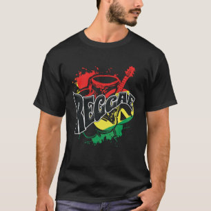Camiseta Rastafari Reggae Roots Música