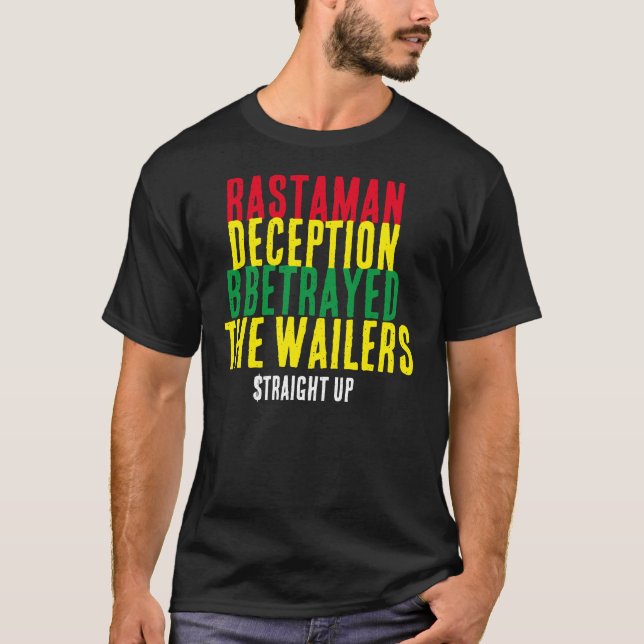 Camiseta RASTAMAN DECEPTION Basic Dark T Shirt (Frente)