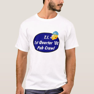 Camiseta Rastejamento de bar do TI