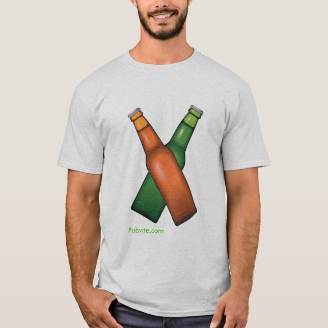 Camiseta Rastejamento de bar - Pubvite.com (Frente)