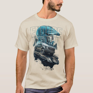 Camiseta Rastreamento de caminhão 4x4 em Arte Gráfica Heroi