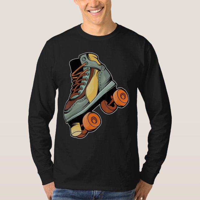 Camiseta Rastreamento do cilindro de vinheta retrô (Frente)