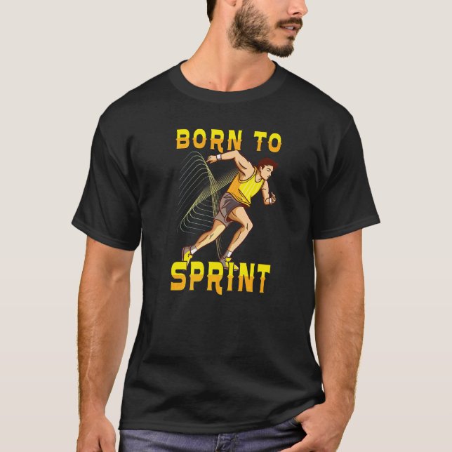 Camiseta Rastreamento E Pista De Campo E Executante De Camp (Frente)
