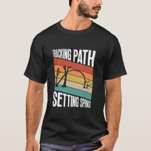 Camiseta Rastreando Primaveras de Definição de Caminho Rast
