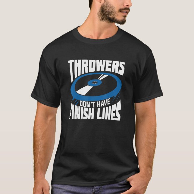 Camiseta Rastrear e Design de Lançamento de Disco de Campo  (Frente)