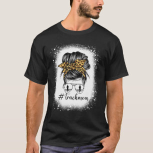 Camiseta Rastrear Mãe Mensy Bun Hair Óculos Solares Atleta