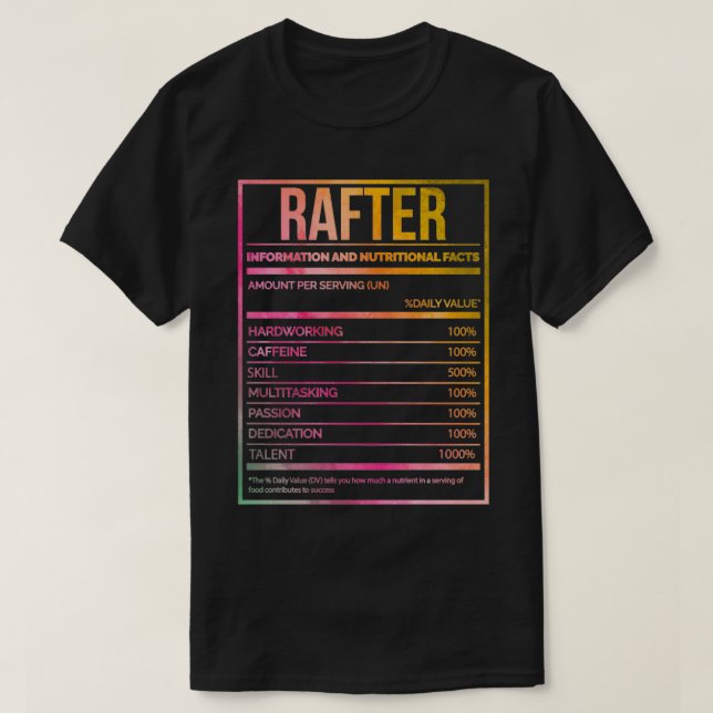 Camiseta Rastreio da Rótulo Nutricional de Rafa Engraçado e (Frente do Design)