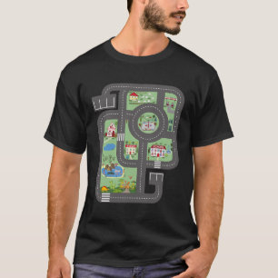 Camiseta Rastreio De Carro De Corrida legal De Papagaio Em 