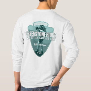 Camiseta Rastreio de Cordilheira Greenstone (ponta de seta