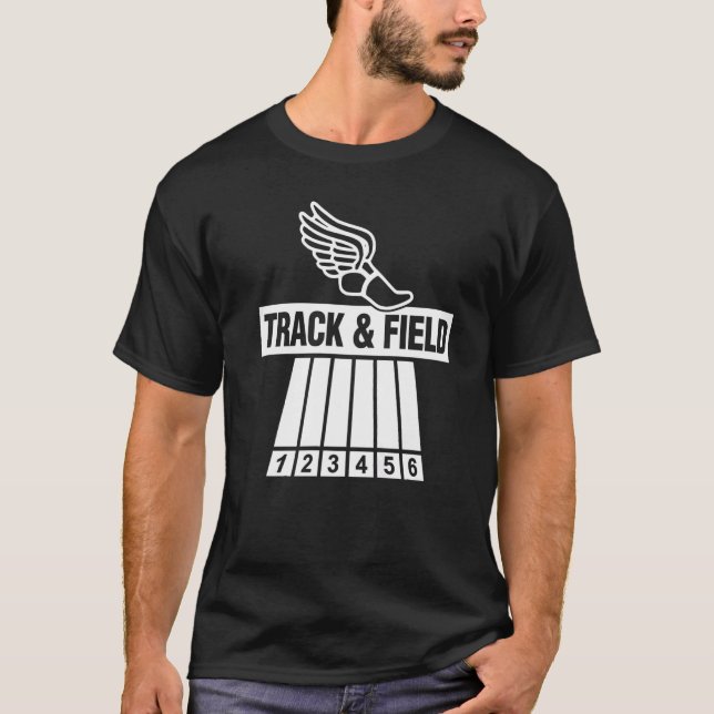 Camiseta Rastreio De Esporte E Campo De atletismo Track & F (Frente)