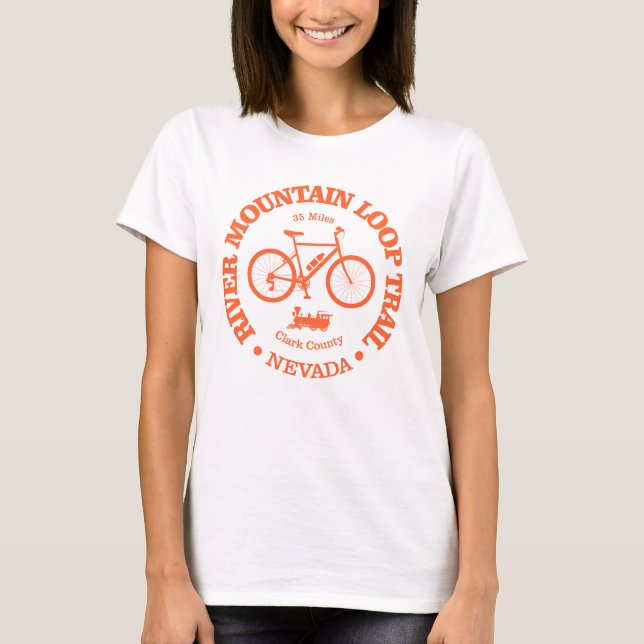 Camiseta Rastreio do rio Mountain Loop (ciclismo) (Frente)