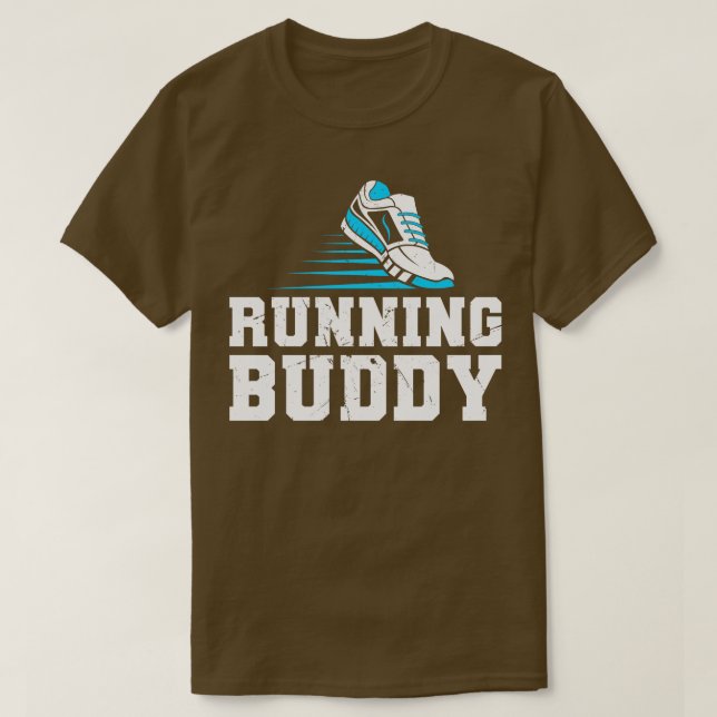 Camiseta Rastreio E Campo Que Executam Calçados Através Do  (Frente do Design)