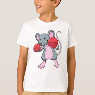 Camiseta Rat Boxing com luvas in a box