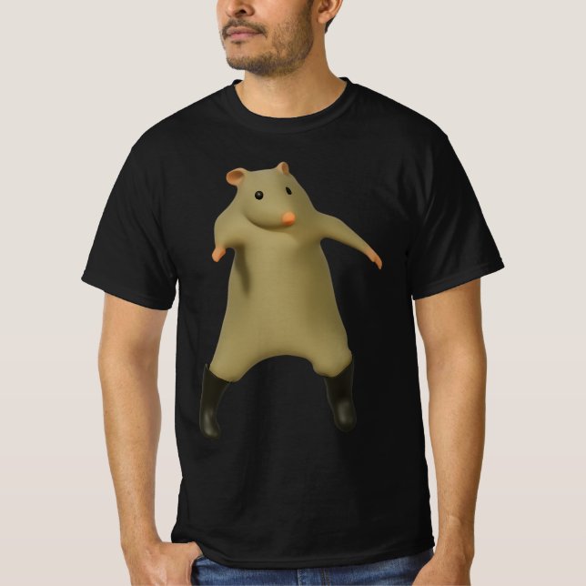 Camiseta Rat Dance Meme 2025 | Rato de dança do Funny Milto (Frente)