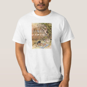 Camiseta Rat E Mole Têm Um Picnic - Arthur Rackham