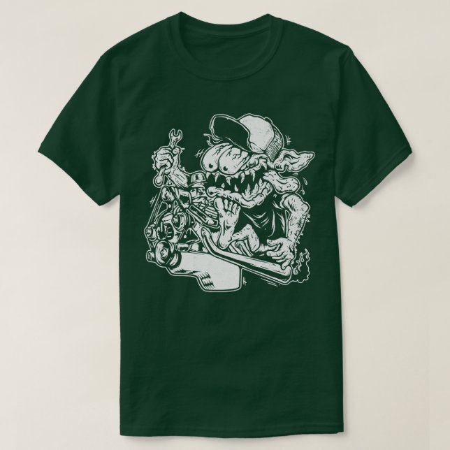 CAMISETA RAT FINK (Frente do Design)