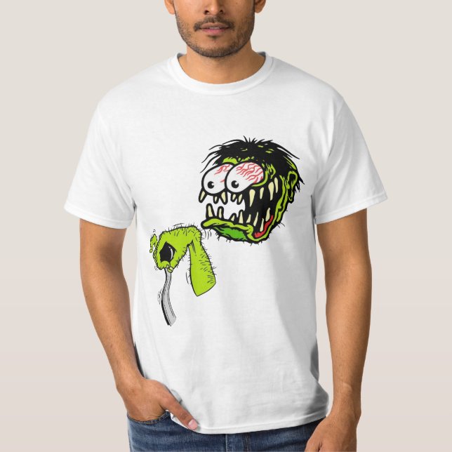 Camiseta Rat Fink engraçado (Frente)