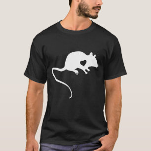 Camiseta Rat Heart Love Rodent Rat Lover Rat Rat O Animal R