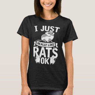 Camiseta Rat Mamãe Rats Amante Mulheres Meninas