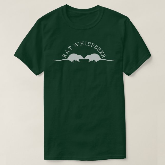 Camiseta Rat Mice Rat Whisperer (Frente do Design)