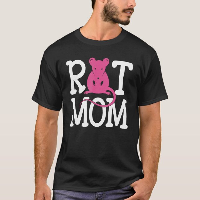 Camiseta Rat Mom  Rat  Cute Rats Owner (Frente)